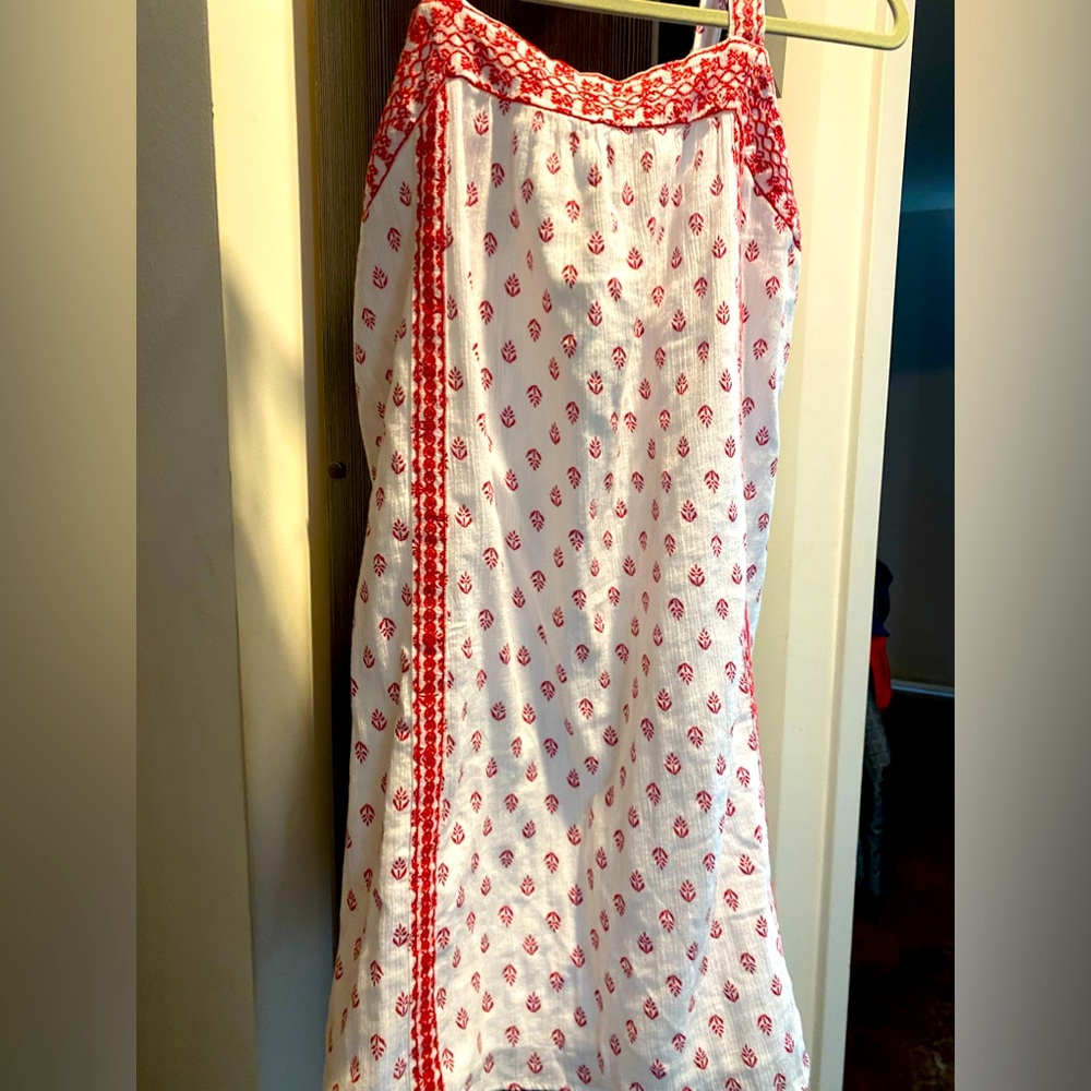 White and red old navy sundress